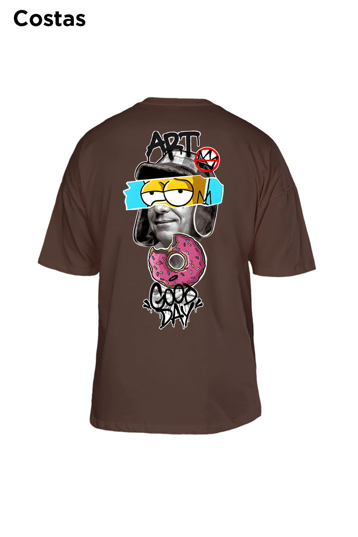 Oversized Marrom Good Day