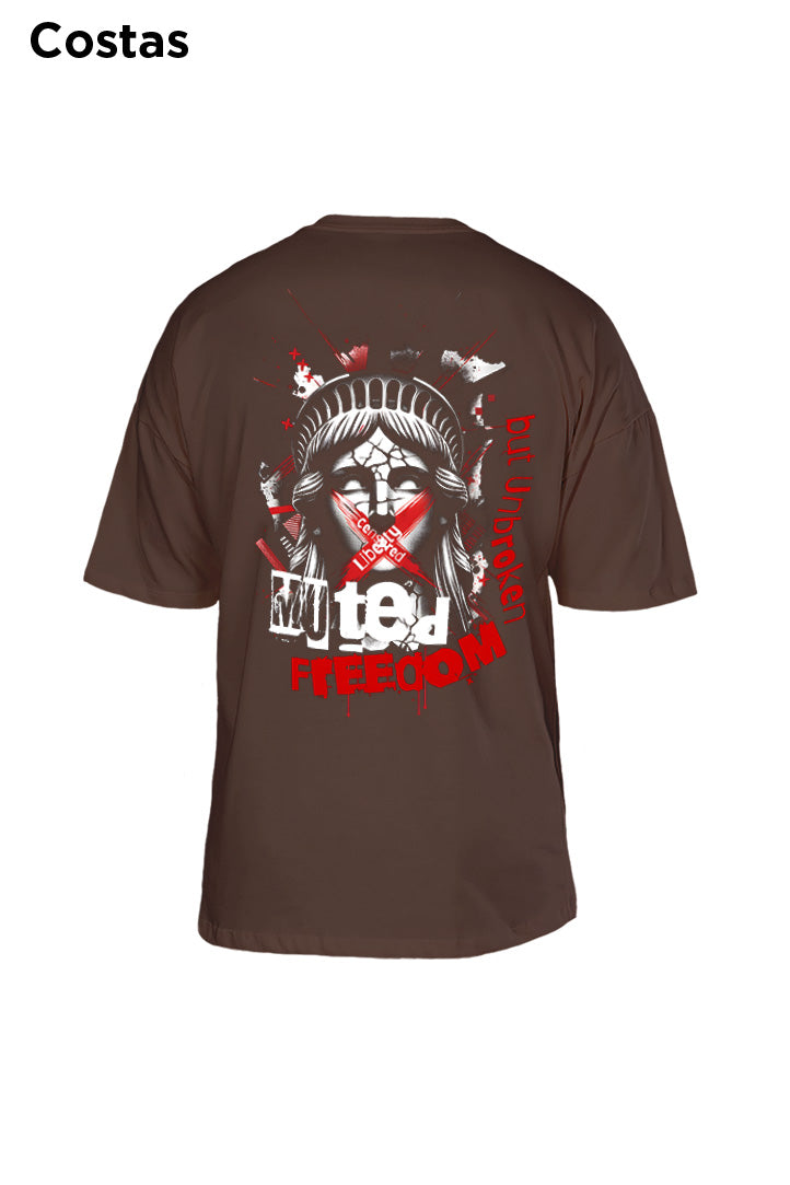 Oversized Marrom Muted