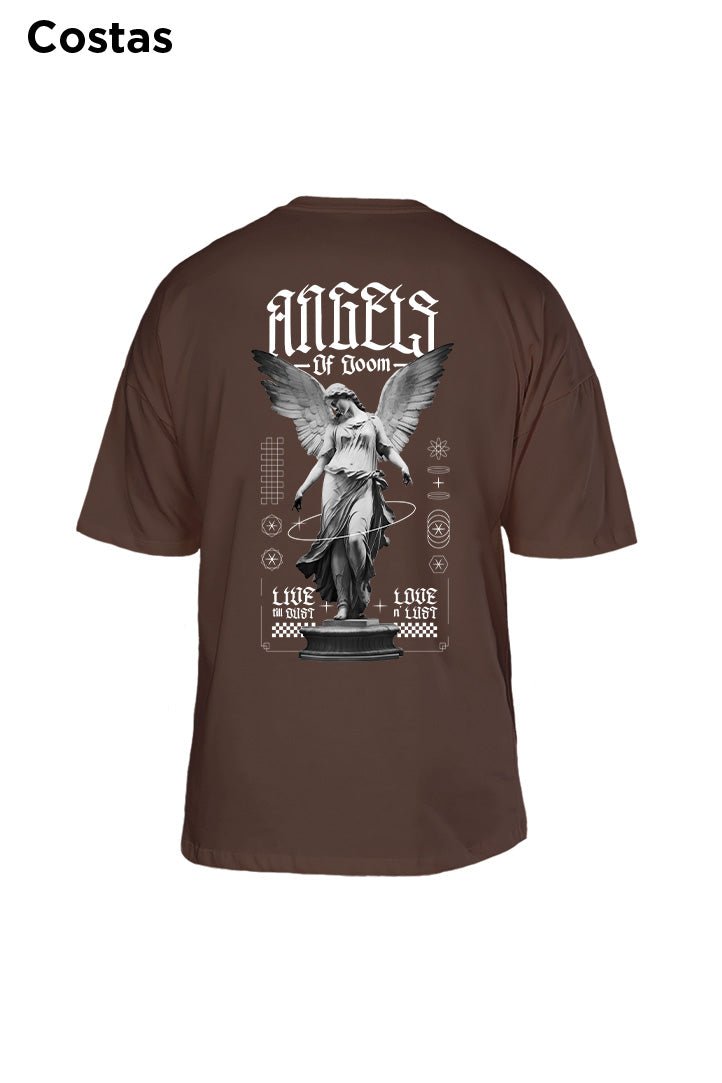 Oversized Marrom Angels - BRVK - Street Wear