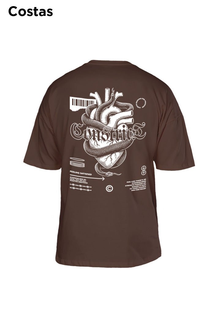 Oversized Marrom Constrict - BRVK - Street Wear