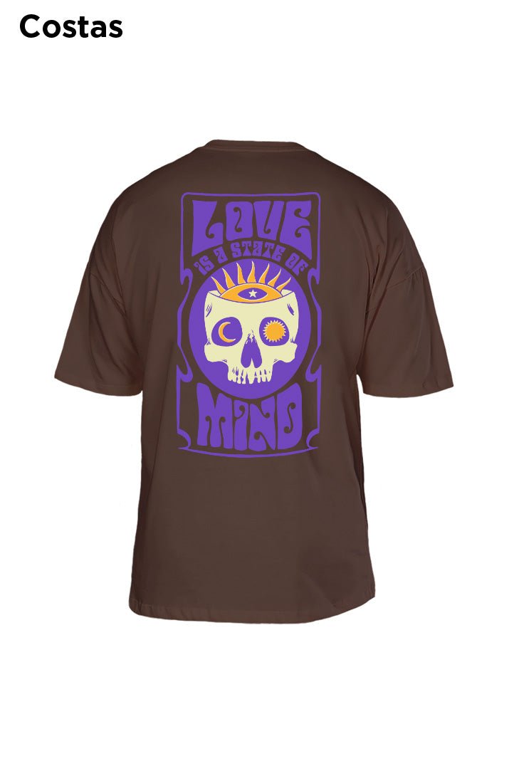 Oversized Marrom Love - BRVK - Street Wear