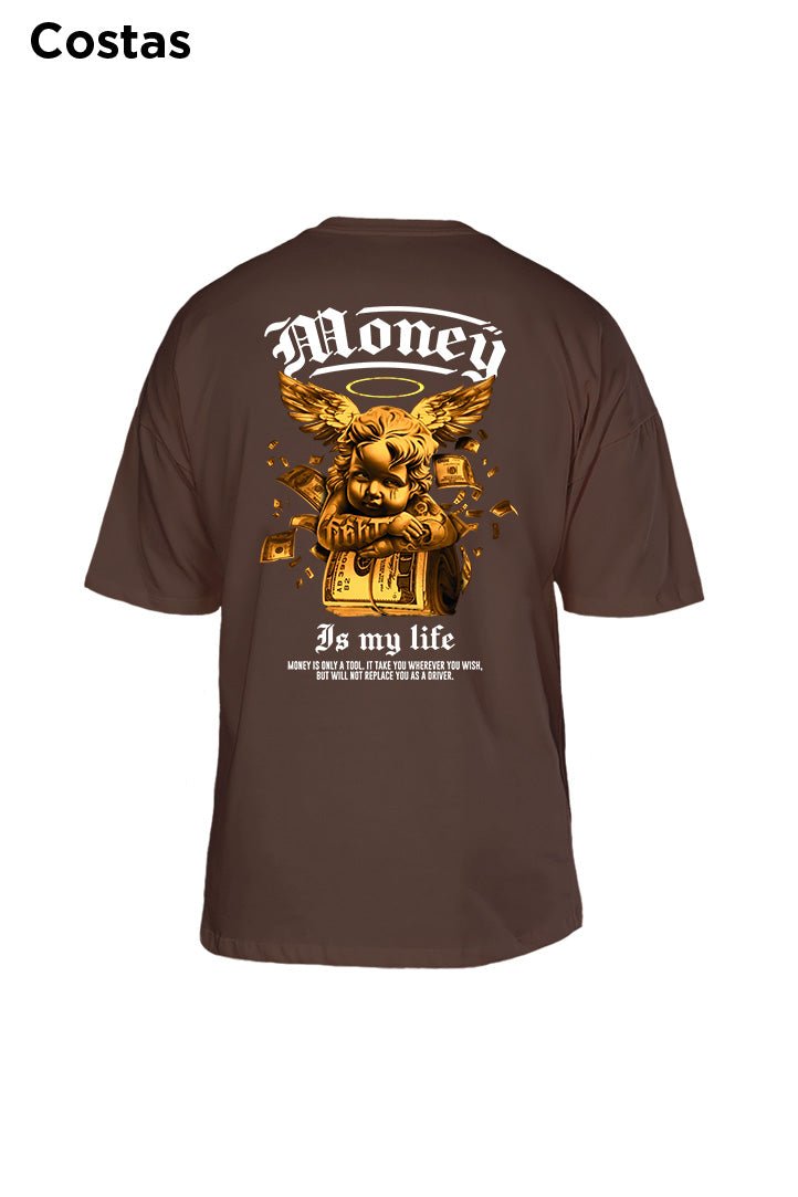 Oversized Marrom Money Angel - BRVK - Street Wear