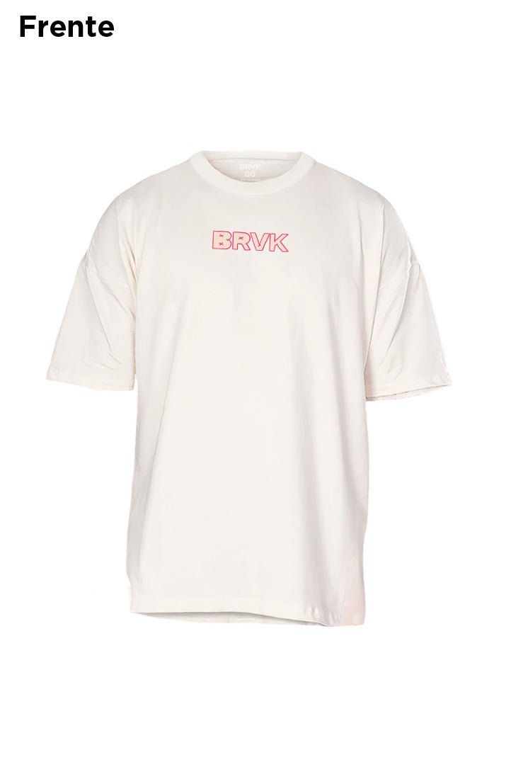 Oversized Off White Baseball - BRVK - Street Wear