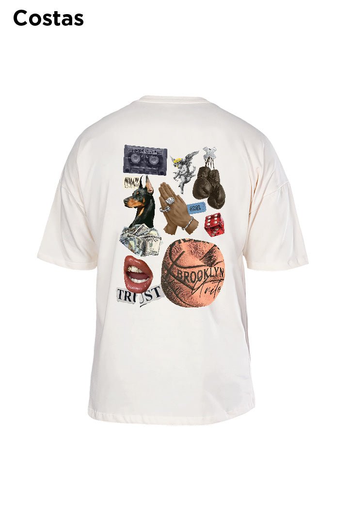 Oversized Off White Brooklyn - BRVK - Street Wear