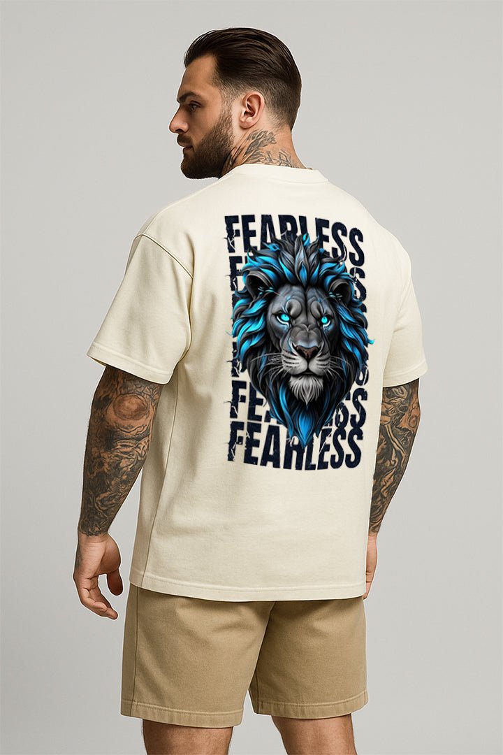 Oversized Off White Fearless - BRVK - Street Wear