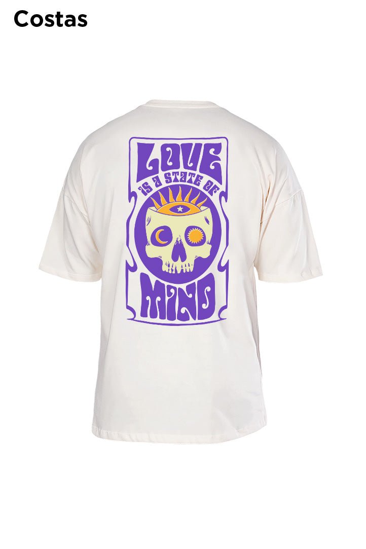 Oversized Off White Love - BRVK - Street Wear