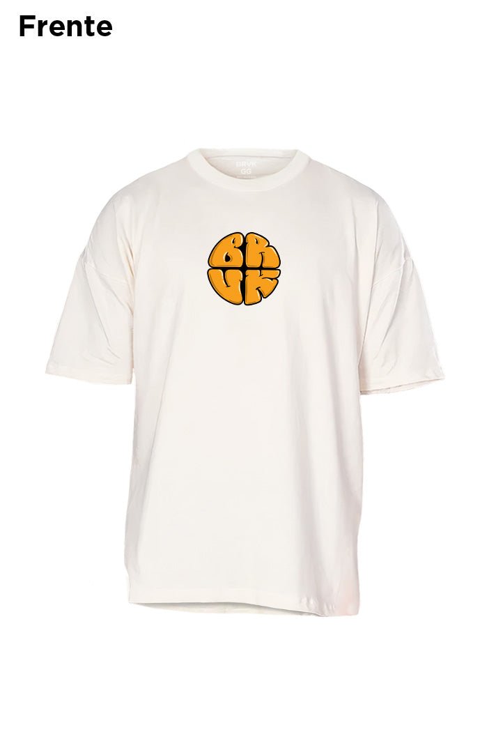Oversized Off White Round - BRVK - Street Wear