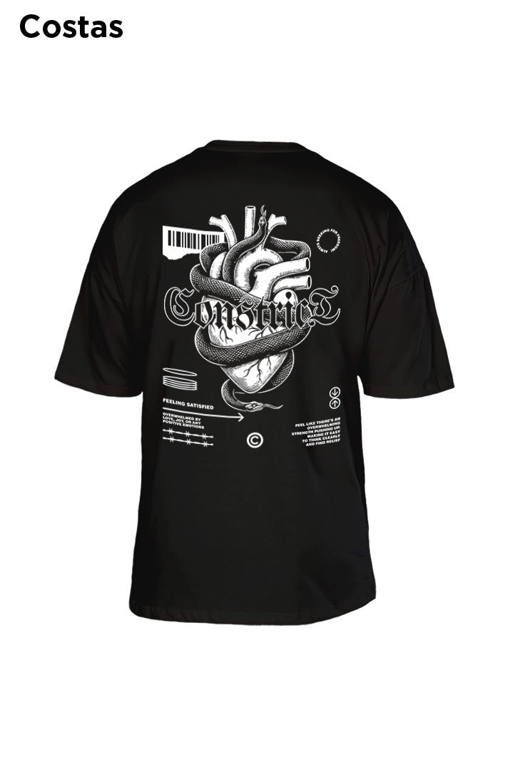 Oversized Preta Constrict - BRVK - Street Wear