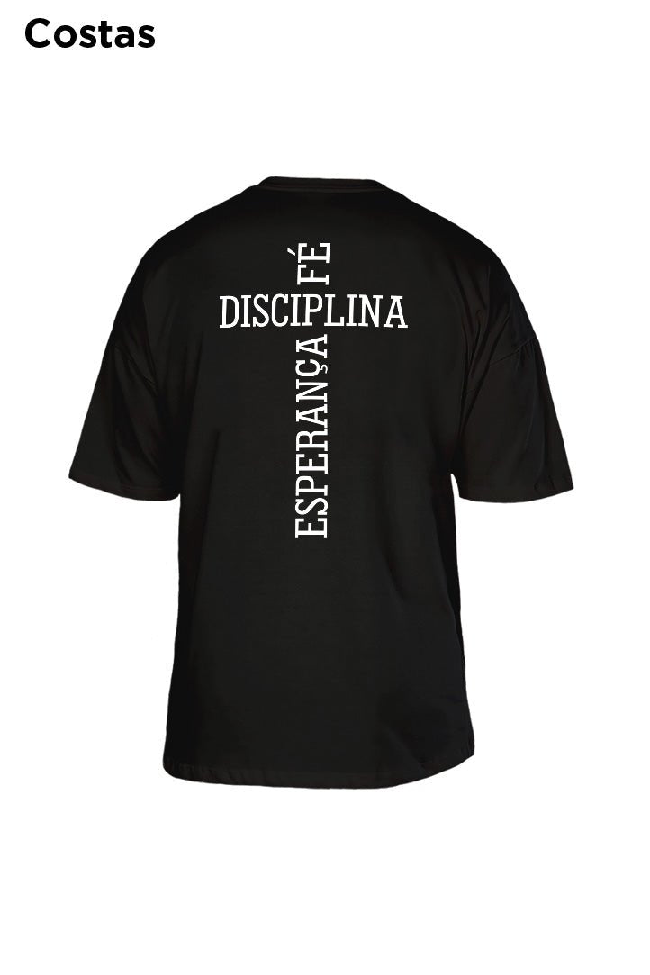 Oversized Preta Disciplina - BRVK - Street Wear