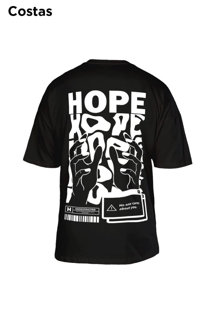 Oversized Preta Hope - BRVK - Street Wear