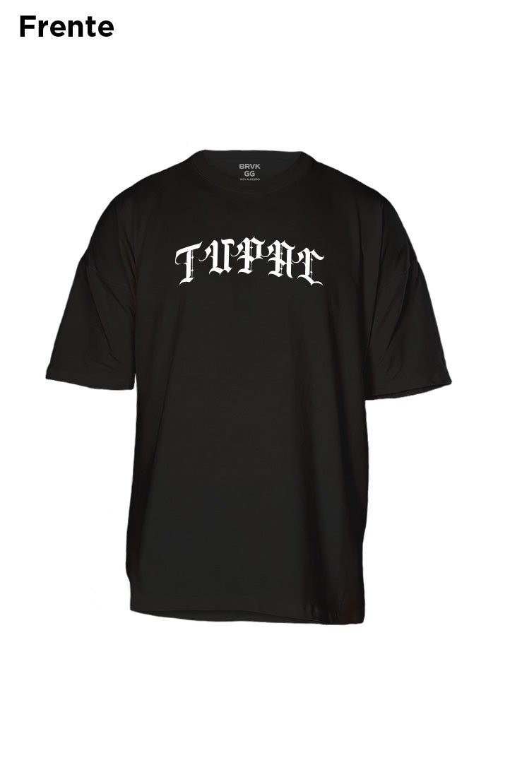 Oversized Preta Tupac - BRVK - Street Wear