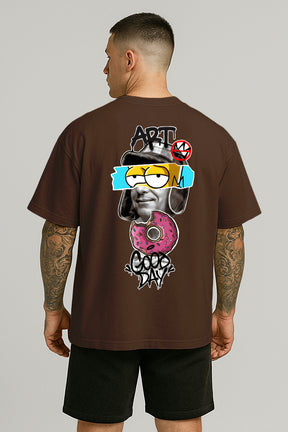 Oversized Marrom Good Day