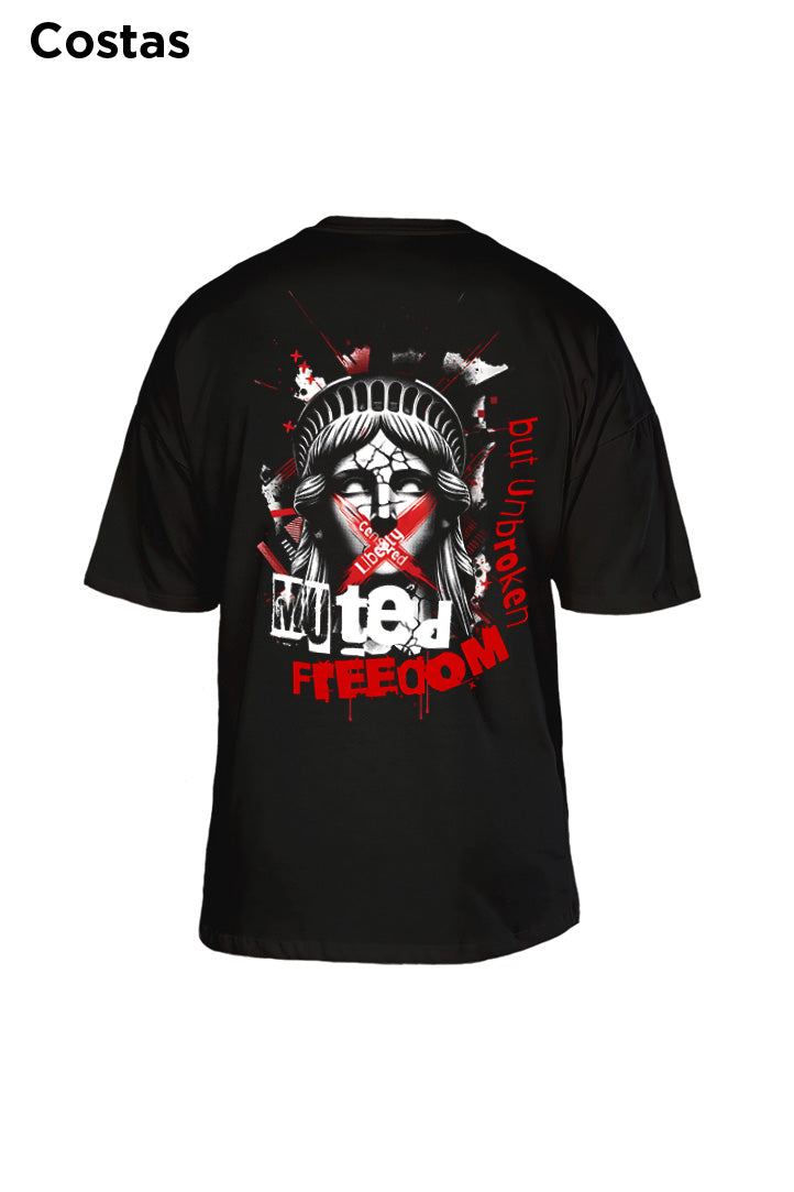 Oversized Preta Muted