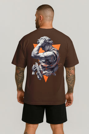 Oversized Marrom Machine Gun