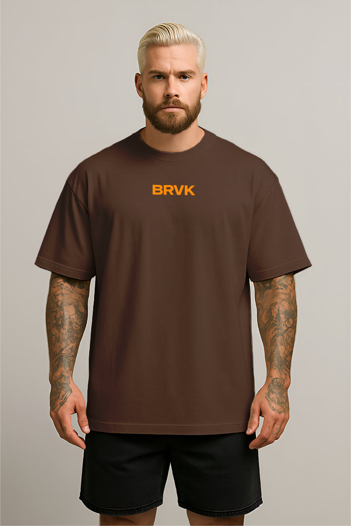 Oversized Marrom Headphone