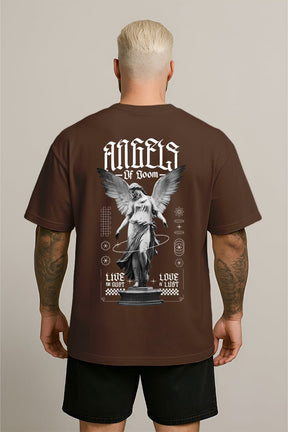 Oversized Marrom Angels - BRVK - Street Wear