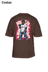 Oversized Marrom Baseball - BRVK - Street Wear