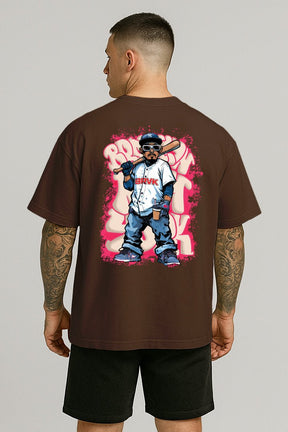Oversized Marrom Baseball - BRVK - Street Wear