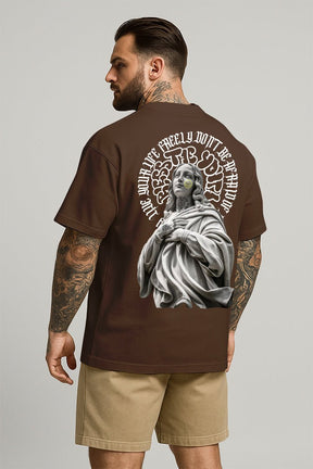 Oversized Marrom Bless The Youth - BRVK - Street Wear