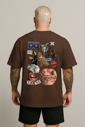 Oversized Marrom Brooklyn - BRVK - Street Wear