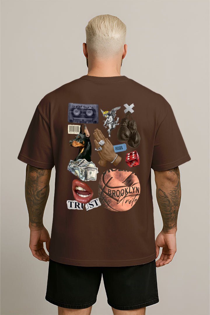 Oversized Marrom Brooklyn - BRVK - Street Wear