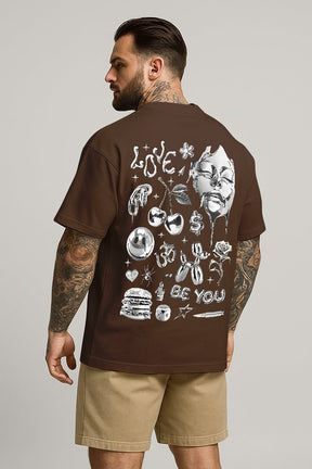 Oversized marrom Chrome - BRVK - Street Wear