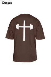 Oversized Marrom Cross - BRVK - Street Wear