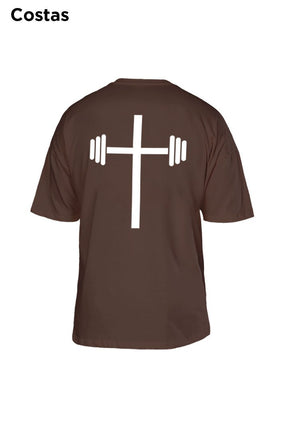 Oversized Marrom Cross - BRVK - Street Wear