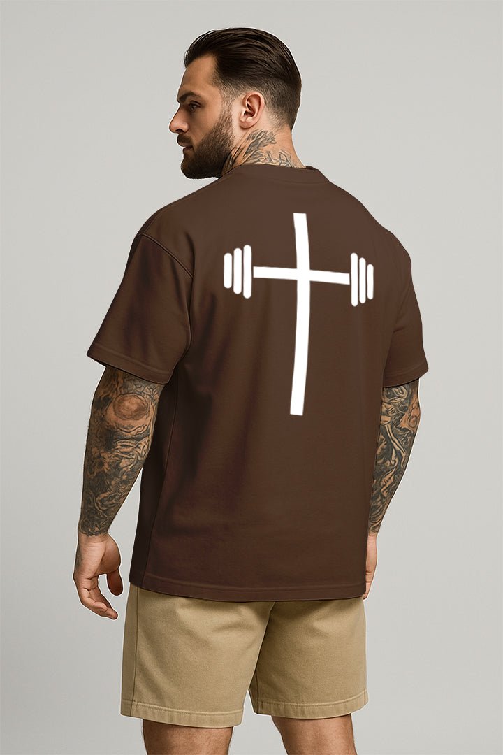 Oversized Marrom Cross - BRVK - Street Wear