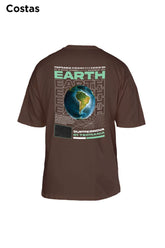 Oversized Marrom Earth - BRVK - Street Wear