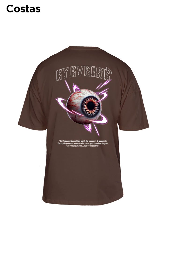 Oversized Marrom Eyeverse - BRVK - Street Wear