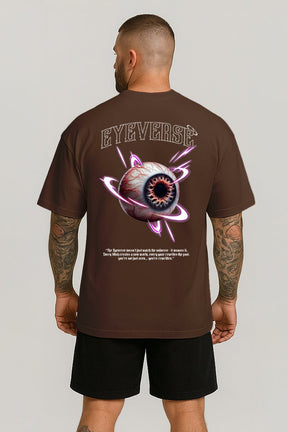Oversized Marrom Eyeverse - BRVK - Street Wear