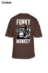 Oversized Marrom Funky Monkey - BRVK - Street Wear