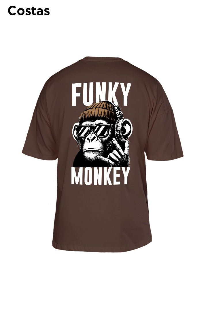 Oversized Marrom Funky Monkey - BRVK - Street Wear