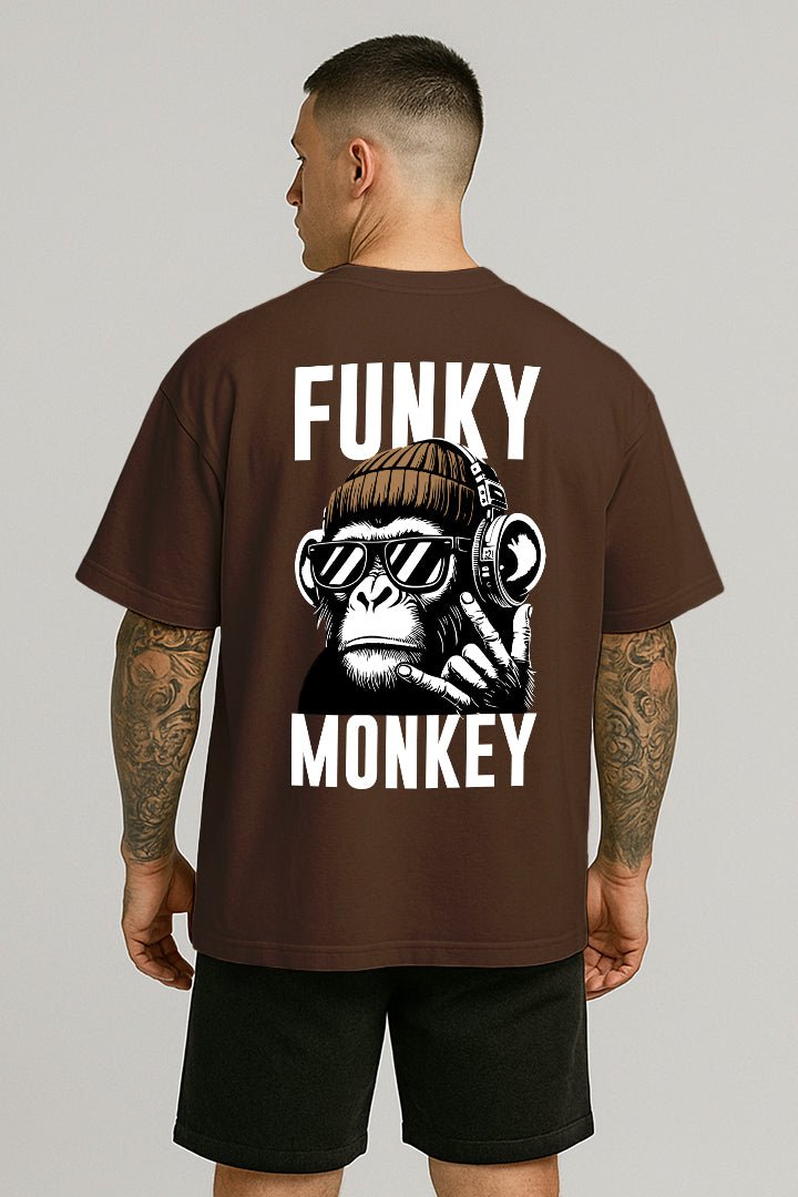 Oversized Marrom Funky Monkey - BRVK - Street Wear