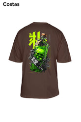 Oversized Marrom Green Bottle - BRVK - Street Wear