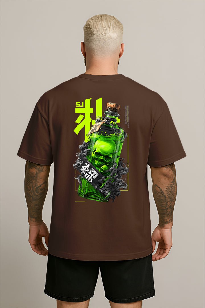 Oversized Marrom Green Bottle - BRVK - Street Wear