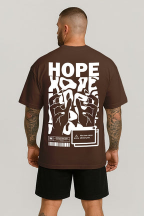 Oversized Marrom Hope - BRVK - Street Wear