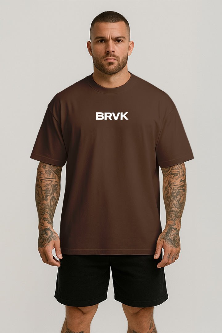 Oversized Marrom Hope - BRVK - Street Wear