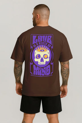 Oversized Marrom Love - BRVK - Street Wear