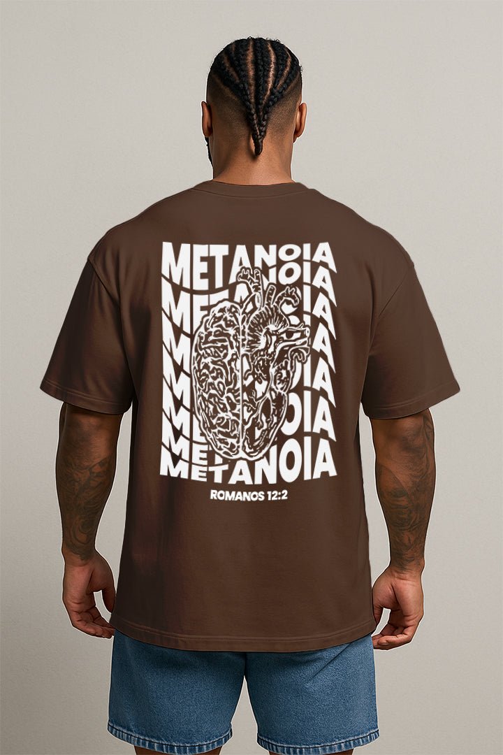 Oversized Marrom Metanoia - BRVK - Street Wear
