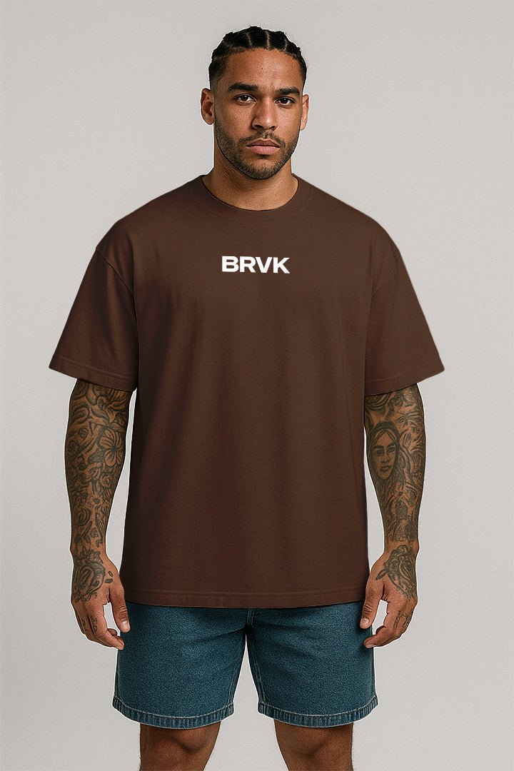 Oversized Marrom Metanoia - BRVK - Street Wear