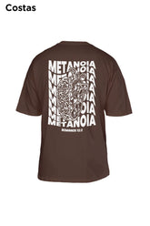 Oversized Marrom Metanoia - BRVK - Street Wear