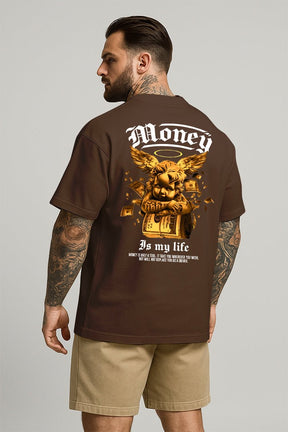 Oversized Marrom Money Angel - BRVK - Street Wear