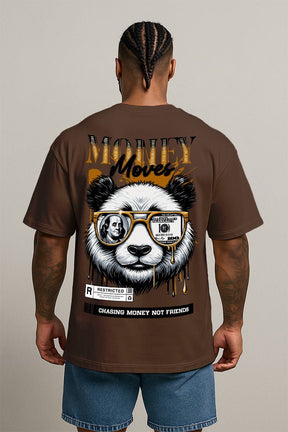 Oversized Marrom Money Moves - BRVK - Street Wear
