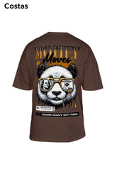 Oversized Marrom Money Moves - BRVK - Street Wear