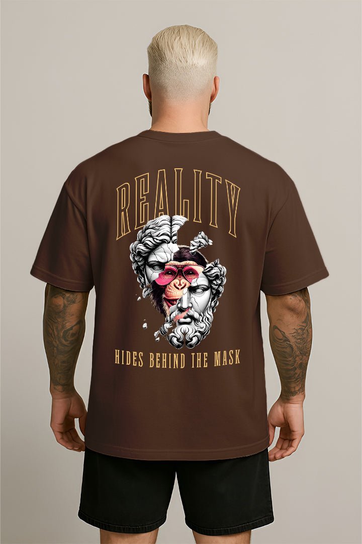 Oversized Marrom Reality - BRVK - Street Wear