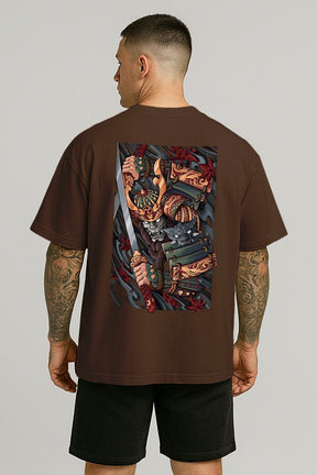 Oversized Marrom Samurai - BRVK - Street Wear