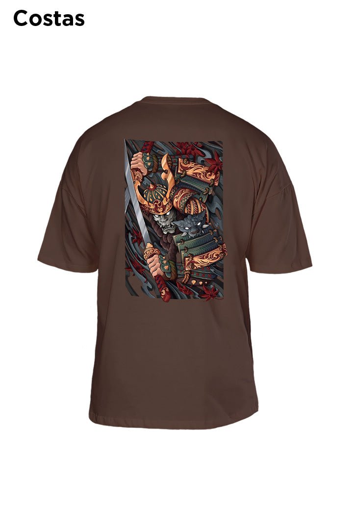 Oversized Marrom Samurai - BRVK - Street Wear