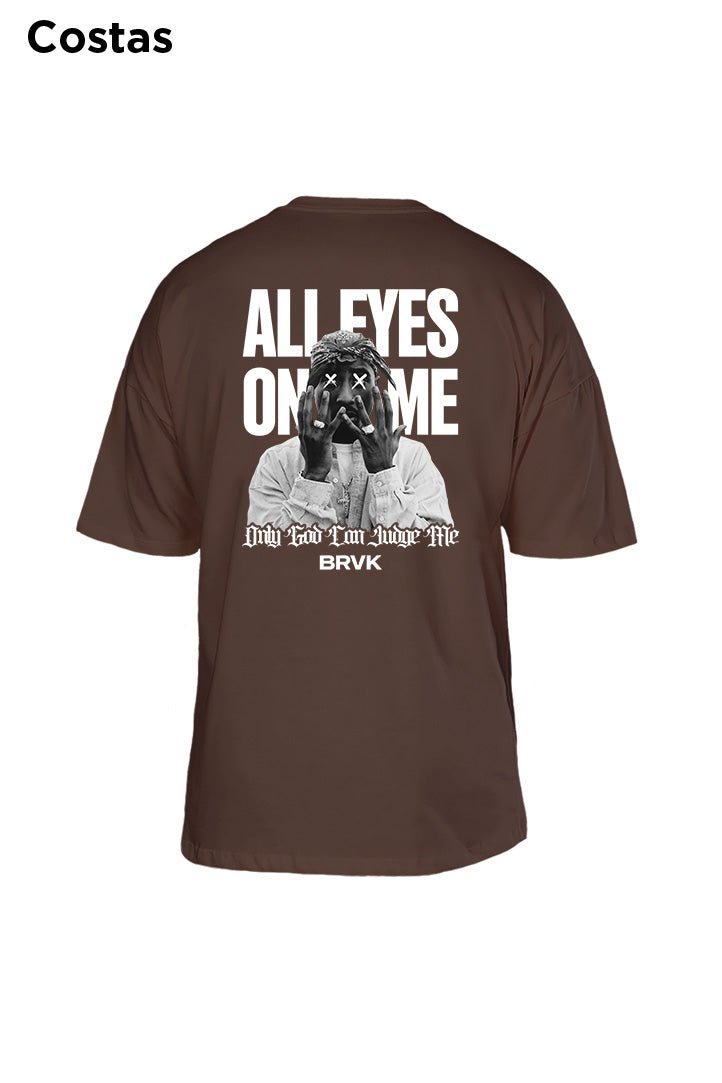 Oversized Marrom Tupac - BRVK - Street Wear